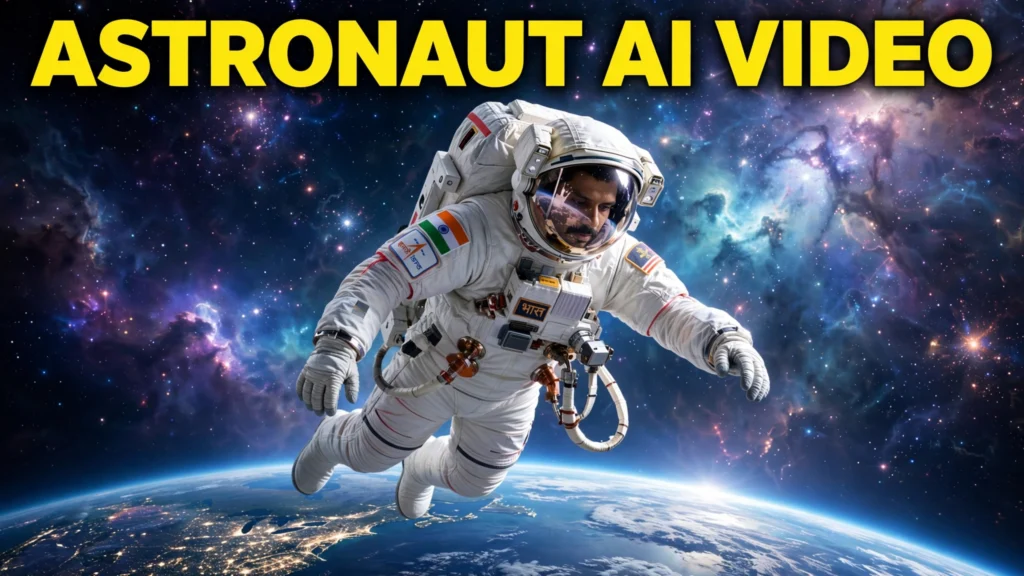 Astronaut AI video prompts – featured image