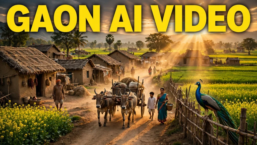AI gaon village life video prompts – featured image