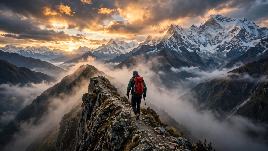 AI Himalaya Trek Video Prompts: पहाड़ों के 4 खतरनाक Cinematic Video Prompts