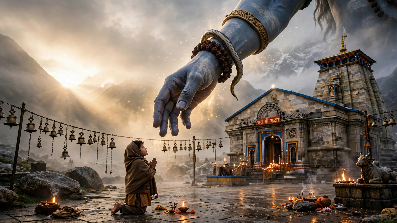 AI Mahadev Video Prompts: भोलेनाथ के 4 Cinematic धमाकेदार Video Prompts - prompt 4