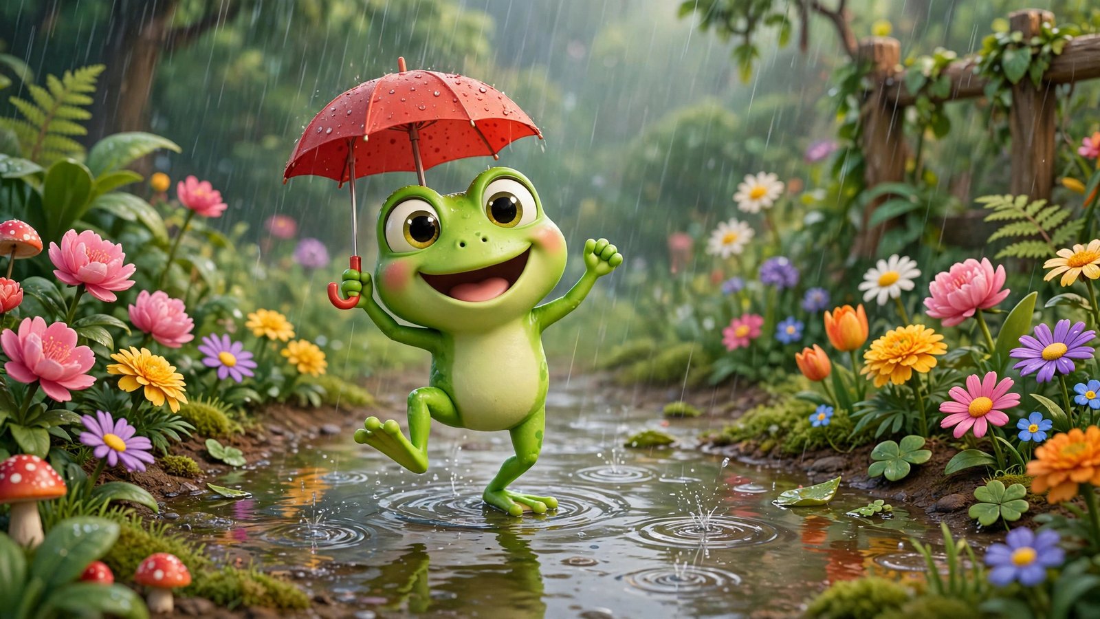 Mendhak Raja aur Rimjhim Barish, AI preview