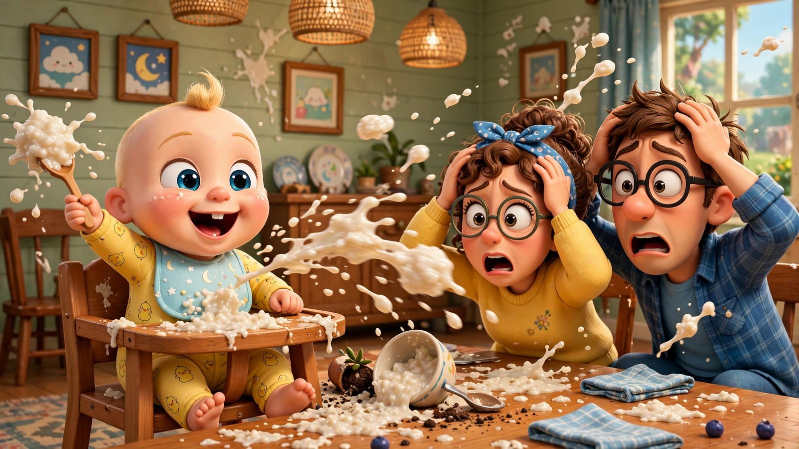 Baby Food Fight, AI preview