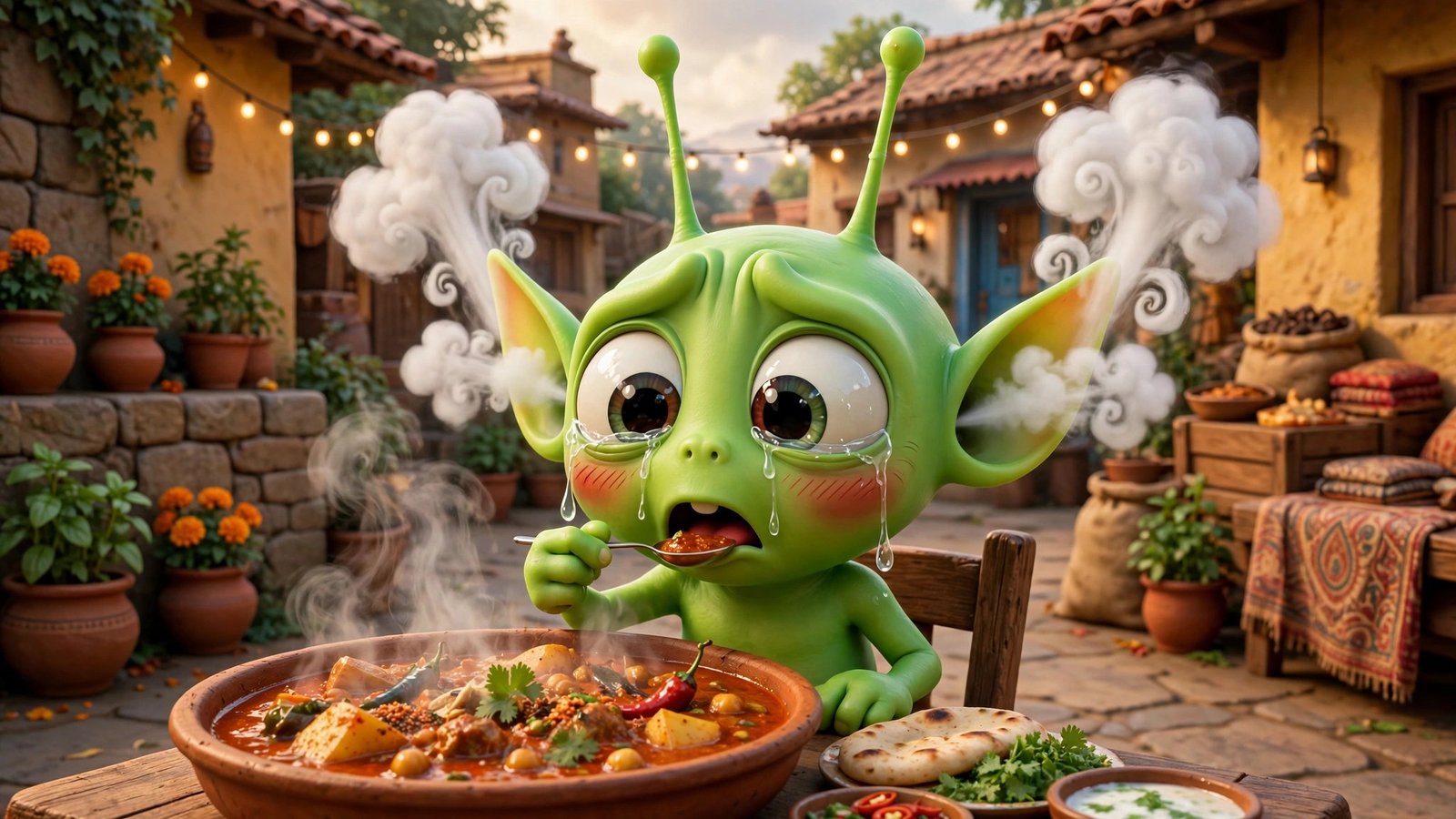 Alien Tikha Khana Khaye, AI preview