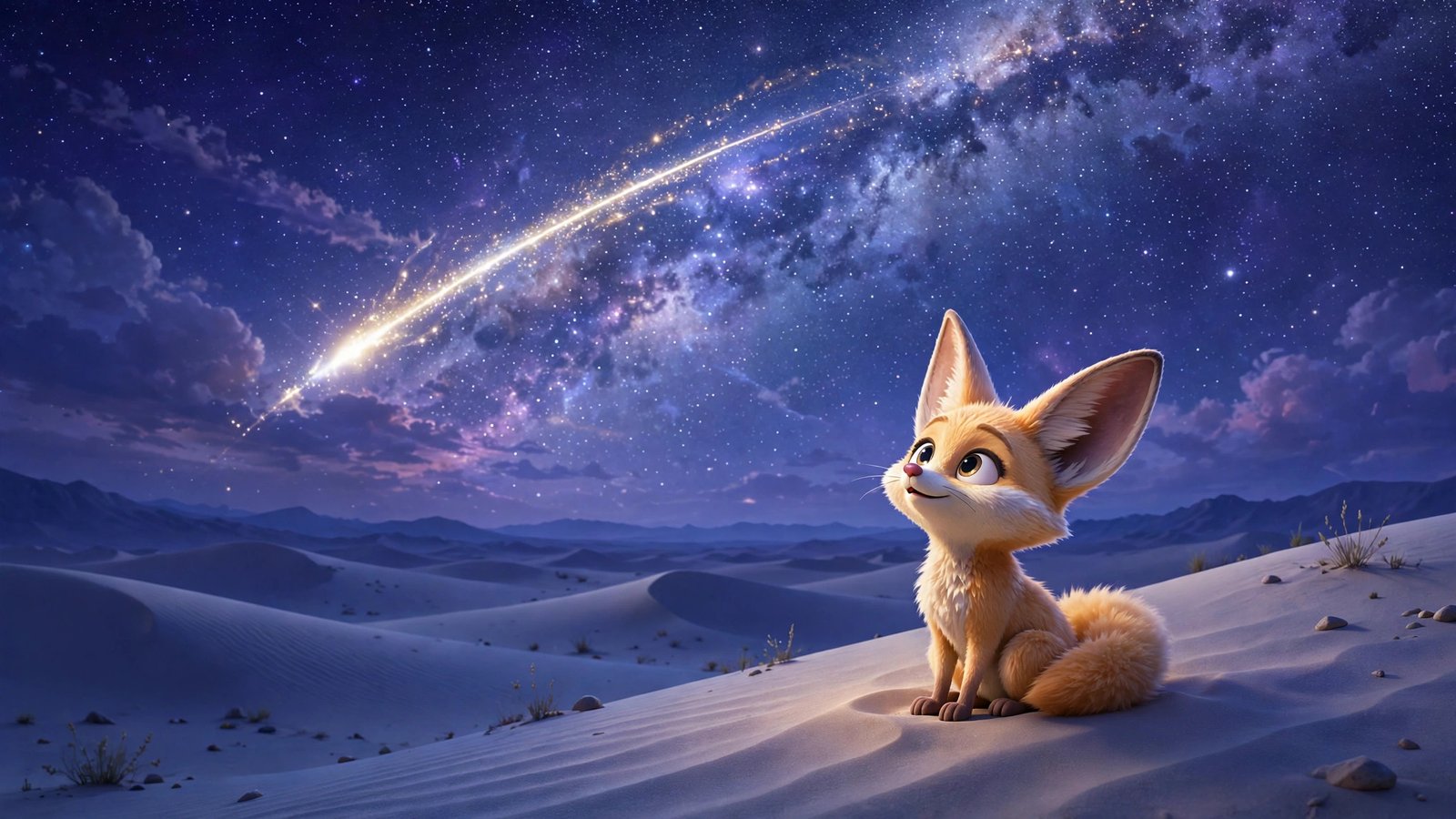 Desert Night Milky Way, AI preview