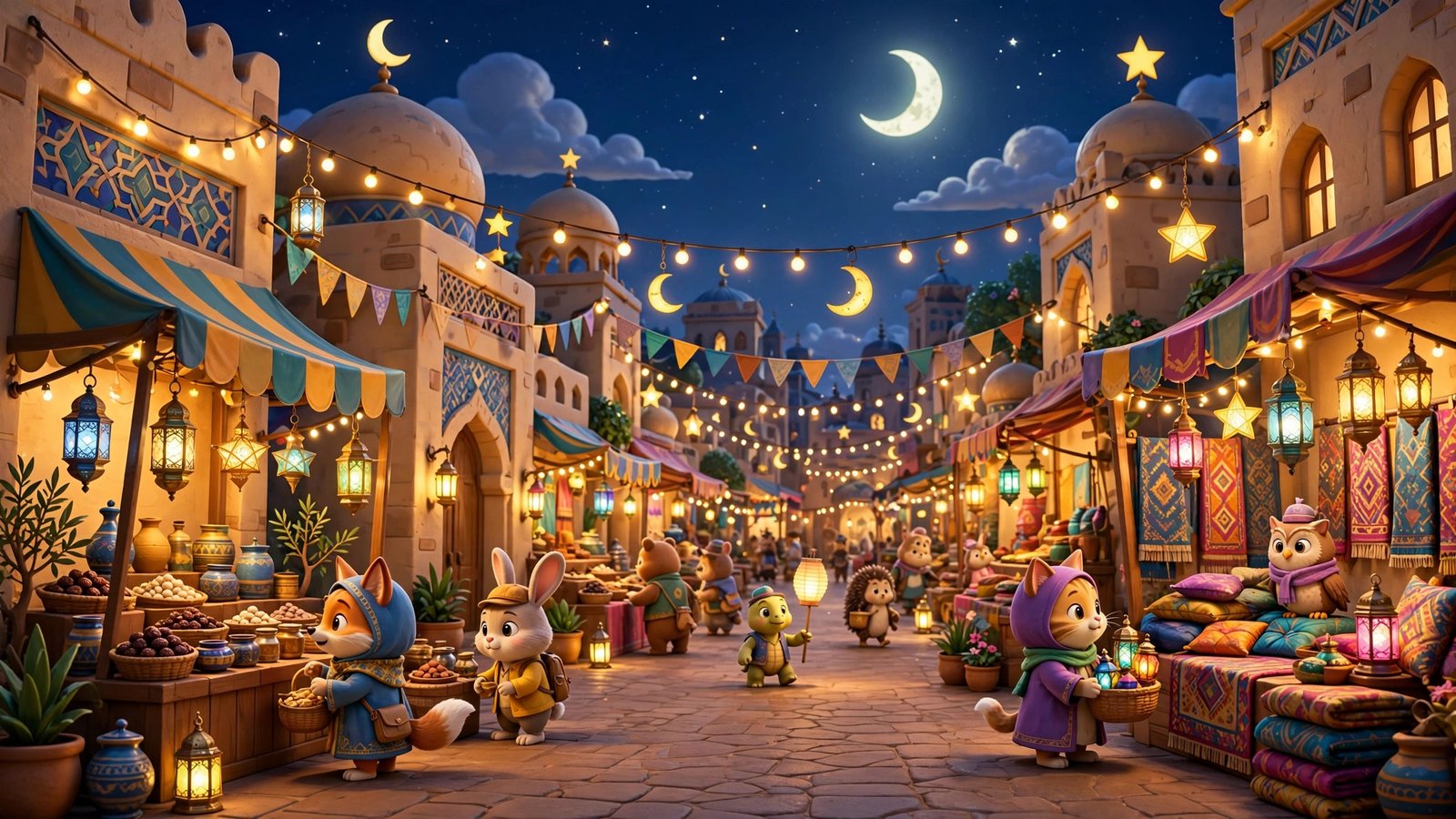 Eid Bazaar ki Roshni, AI preview