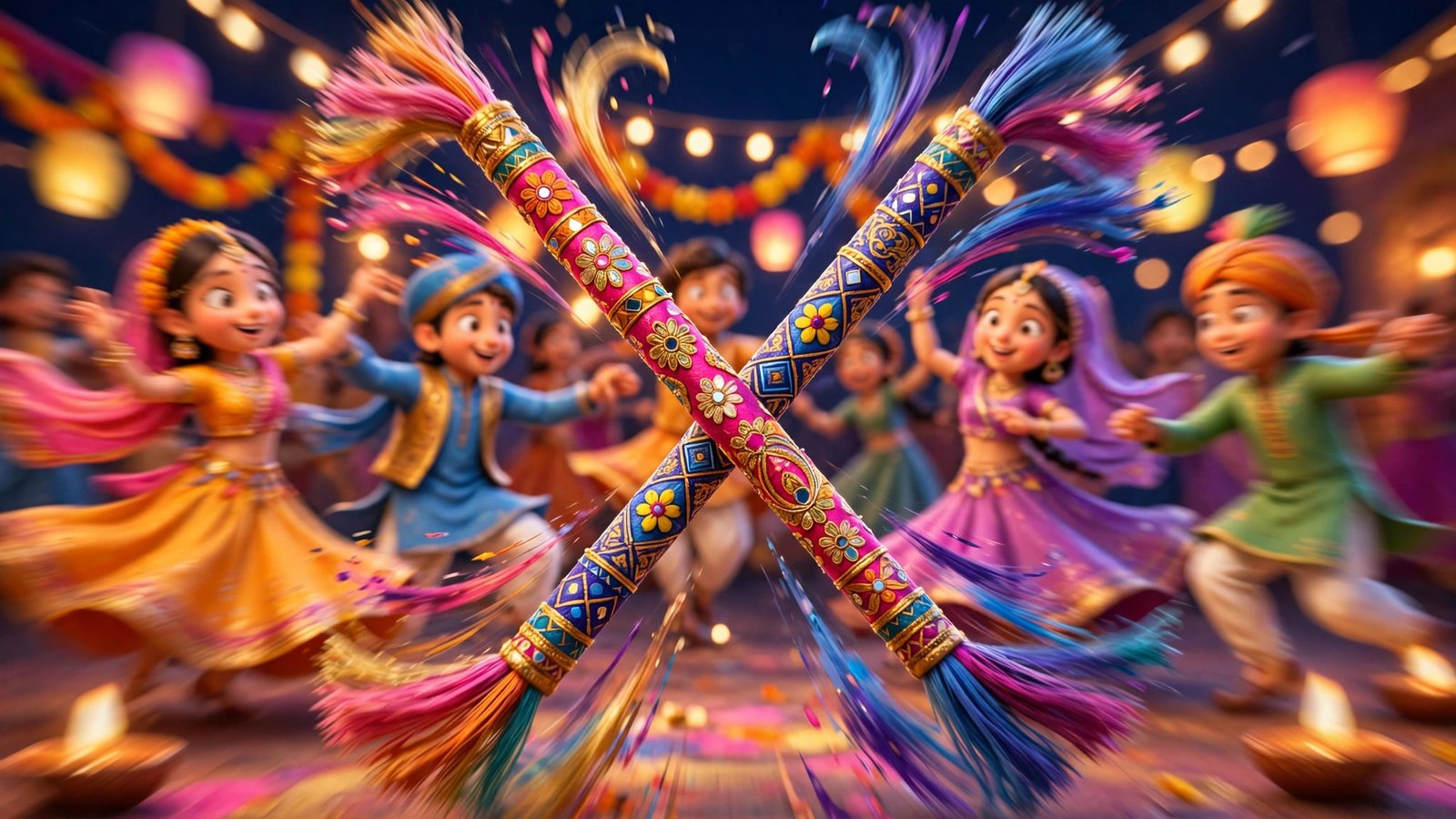 Dandiya Sticks, AI preview