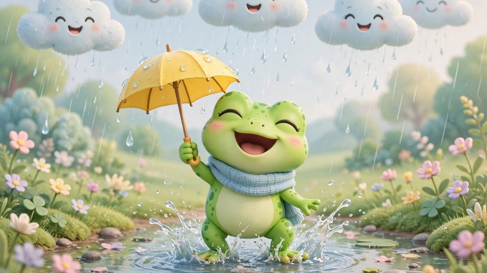 Rain Rain Go Away with Frog, AI preview