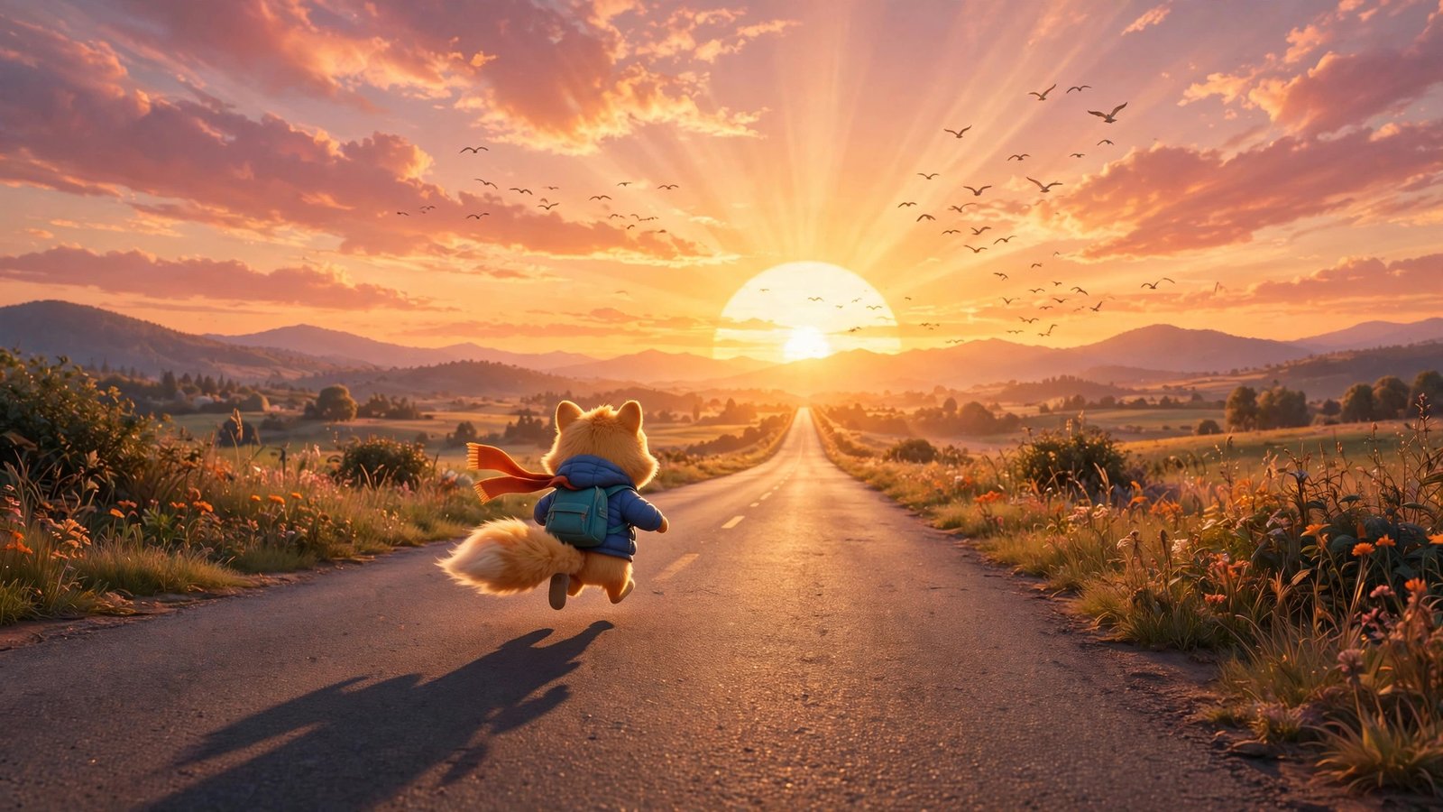 Sunrise run, AI preview
