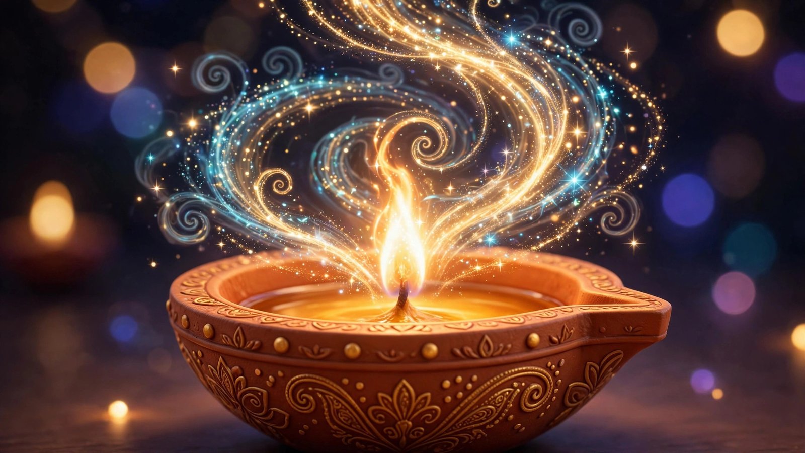 Diya lighting transition, AI preview