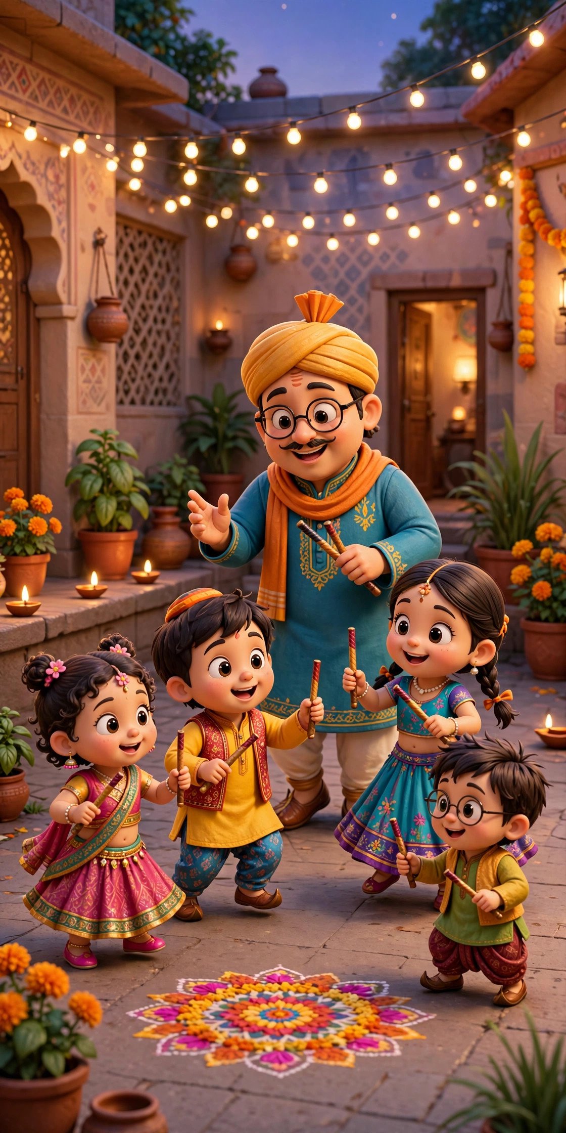 Royal Rajwadi Garba, AI preview