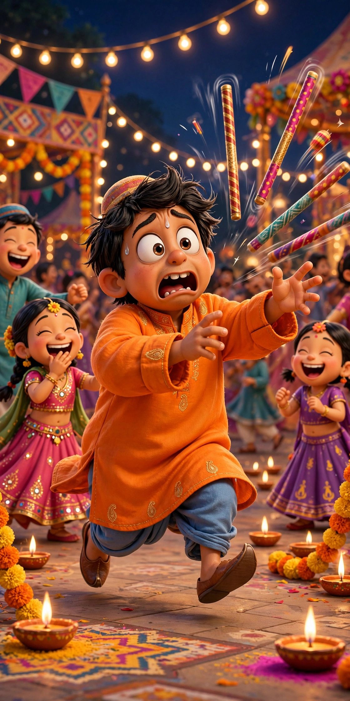 Funny Garba Hungama, AI preview
