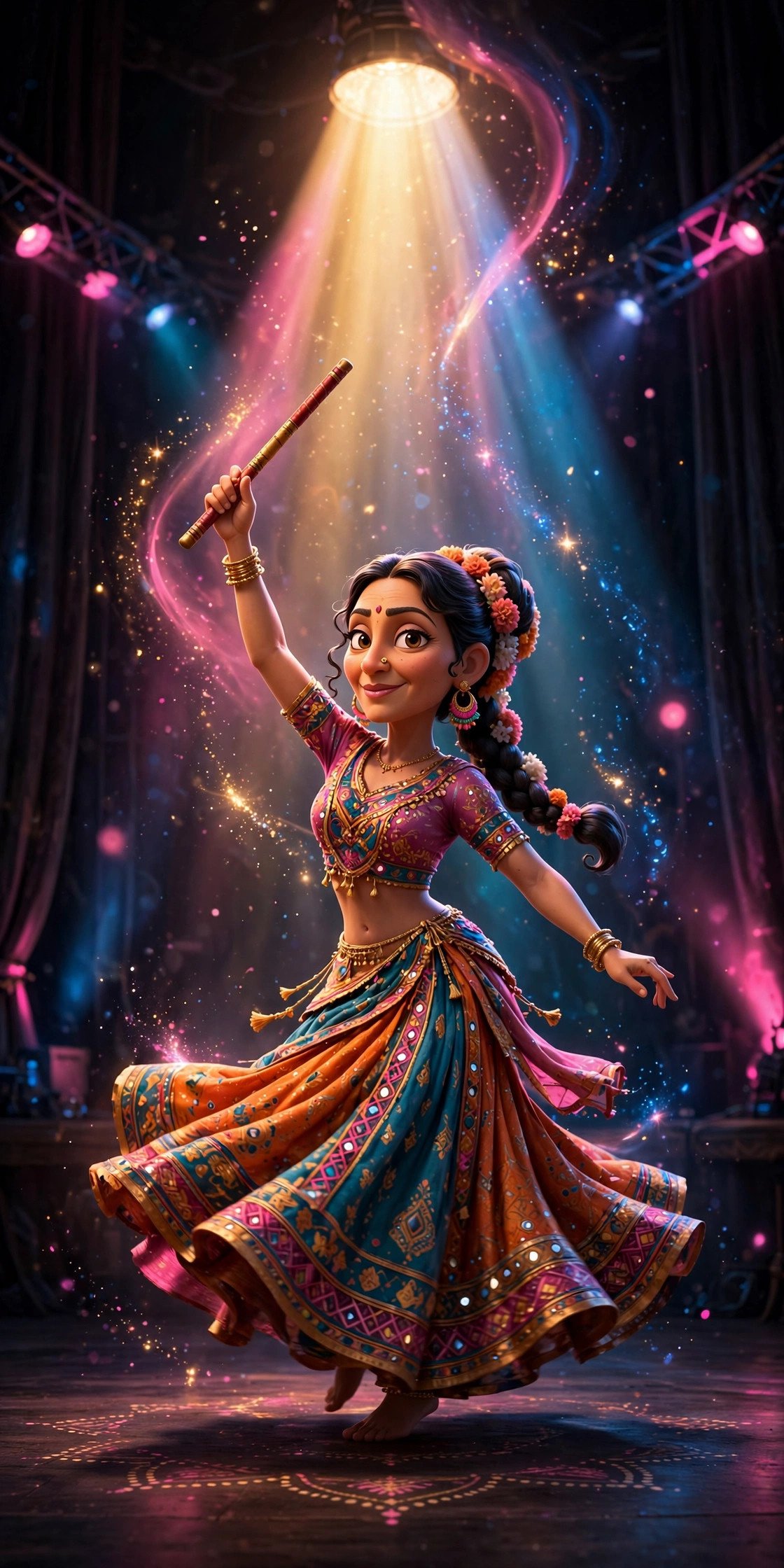 Solo Spotlight Garba, AI preview