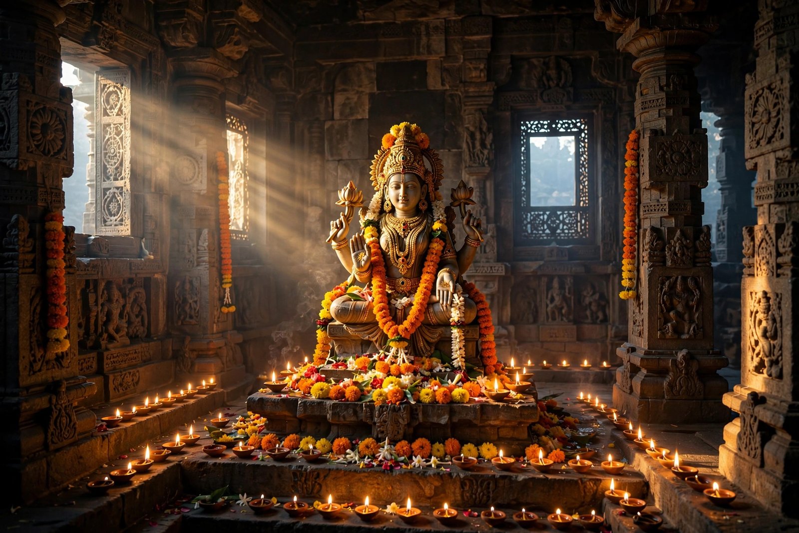 Mandir subah aarti, AI preview