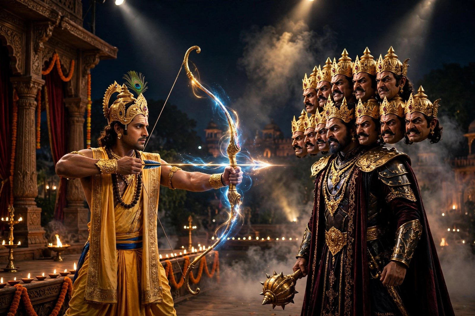 Ram-Leela stage, AI preview