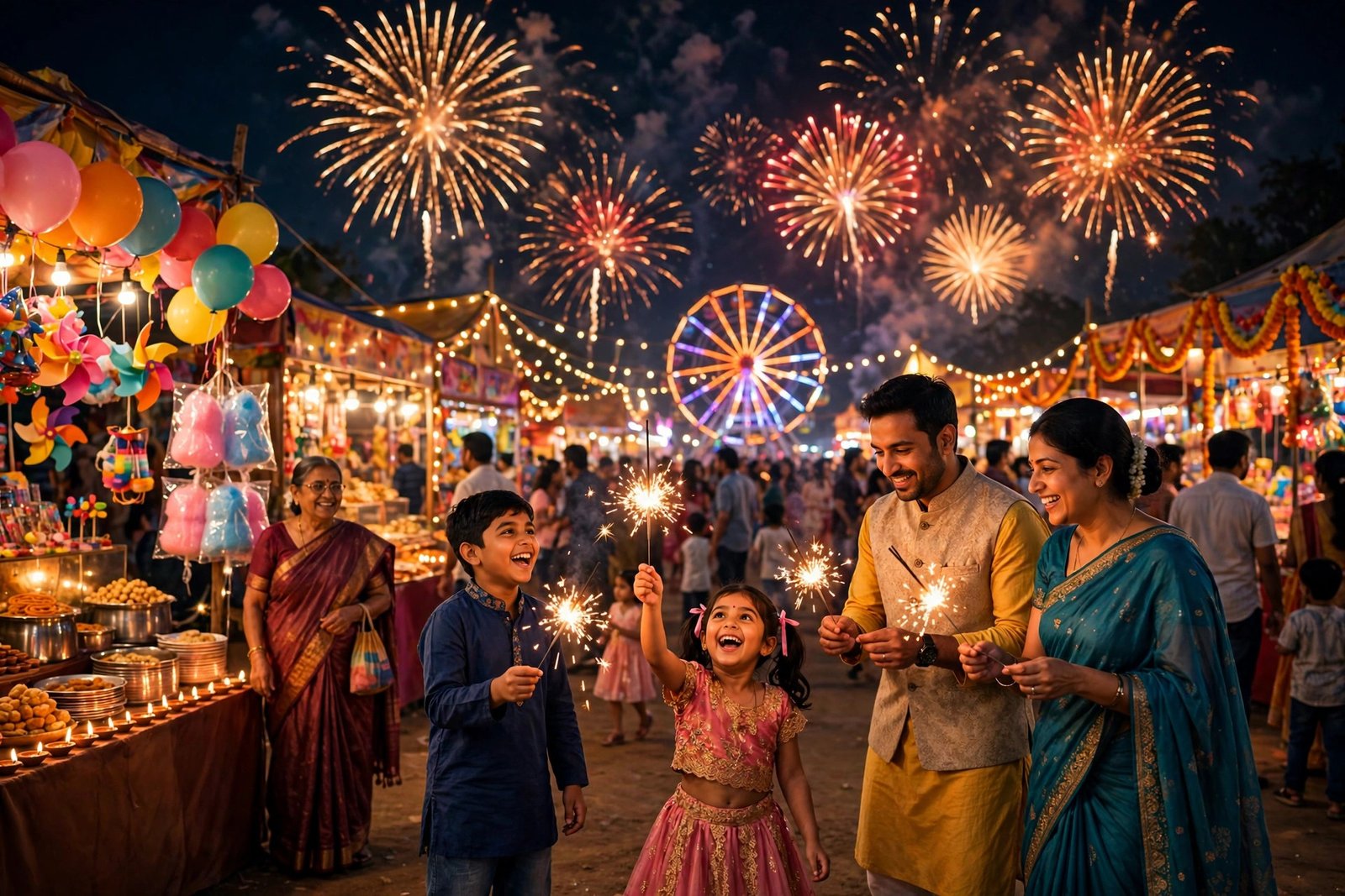 Dussehra fireworks, AI preview